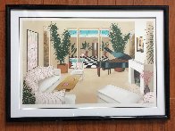 Patio With Grand Piano 1991 Limited Edition Print by Fanch Ledan - 1 Patio With Grand Piano 1991 Limited Edition Print by Fanch Ledan - 1