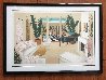 Patio with Grand Piano 1991 - Huge Limited Edition Print by Fanch Ledan - 1
