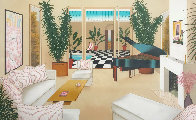 Patio With Grand Piano 1991 Limited Edition Print by Fanch Ledan - 0 Patio With Grand Piano 1991 Limited Edition Print by Fanch Ledan - 0