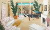 Patio with Grand Piano 1991 - Huge Limited Edition Print by Fanch Ledan - 0