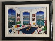 Picasso in Paris 1996 Embellished Limited Edition Print by Fanch Ledan - 1 Picasso in Paris 1996 Embellished Limited Edition Print by Fanch Ledan - 1