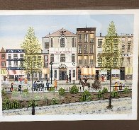 Eagle Theatre Village Limited Edition Print by Fanch Ledan - 1 Eagle Theatre Village Limited Edition Print by Fanch Ledan - 1