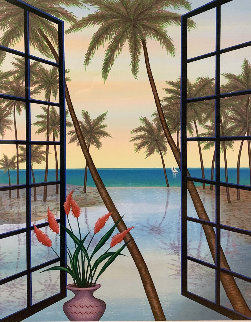 Window on Lagoon 2005 Limited Edition Print - Fanch Ledan Window on Lagoon 2005 Limited Edition Print - Fanch Ledan