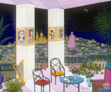 Interior With Buddha 2002 Limited Edition Print - Fanch Ledan