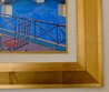 Paris Pont Des Arts 2001 - Framed Embellished Giclee on Canvas - France - Limited Edition Print by Fanch Ledan - 3