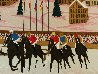 Horse Racing in St. Moritz 1987 - Switzerland Limited Edition Print by Fanch Ledan - 2
