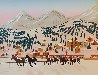 Horse Racing in St. Moritz 1987 - Switzerland Limited Edition Print by Fanch Ledan - 0