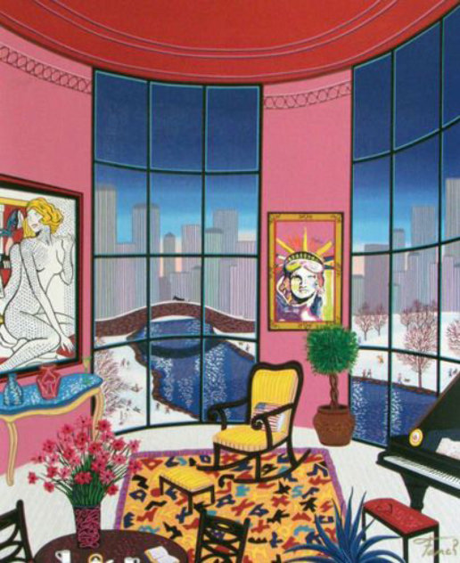 Interior With Lichtenstein 2006 Limited Edition Print by Fanch Ledan