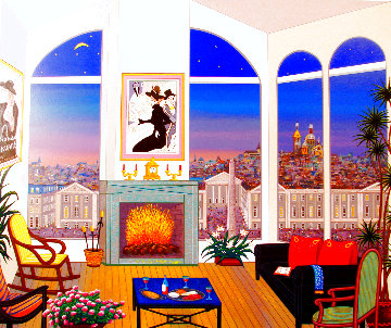 Interior With Lautrec 2000 Limited Edition Print - Fanch Ledan