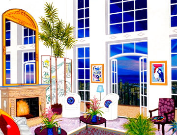 Manhattan Penthouse 1998 Limited Edition Print - Fanch Ledan Manhattan Penthouse 1998 Limited Edition Print - Fanch Ledan