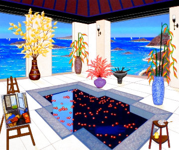Interior With Spa 2006 Limited Edition Print - Fanch Ledan Interior With Spa 2006 Limited Edition Print - Fanch Ledan