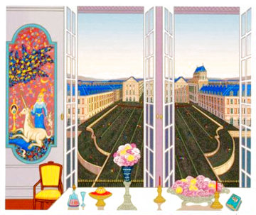Le Chateau De Versailles 2001 Embellished Limited Edition Print - Fanch Ledan