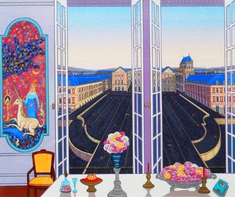 Le Chateau De Versailles 2001 Embellished - France Limited Edition Print - Fanch Ledan