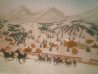 Horseracing in St. Moritz 1987 - Switzerland Limited Edition Print by Fanch Ledan - 1