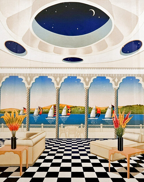 Taj Mahal in Sausalito 1991 - Huge - California Limited Edition Print by Fanch Ledan