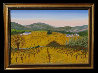 Vineyard 1975 14x20 Original Painting by Fanch Ledan - 1 Vineyard 1975 14x20 Original Painting by Fanch Ledan - 1