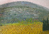 Vineyard 1975 14x20 Original Painting by Fanch Ledan - 3 Vineyard 1975 14x20 Original Painting by Fanch Ledan - 3