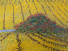 Vineyard 1975 14x20 Original Painting by Fanch Ledan - 4 Vineyard 1975 14x20 Original Painting by Fanch Ledan - 4
