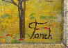 Vineyard 1975 14x20 Original Painting by Fanch Ledan - 5 Vineyard 1975 14x20 Original Painting by Fanch Ledan - 5