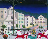 Nice Market Hall, France 2005 26x32 Original Painting by Fanch Ledan - 0 Nice Market Hall, France 2005 26x32 Original Painting by Fanch Ledan - 0