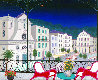 Nice Market Hall, France 2005 26x32 Original Painting by Fanch Ledan - 3