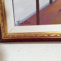 Interior Oriental 1993 27x45 Huge Original Painting by Fanch Ledan - 2 Interior Oriental 1993 27x45 Huge Original Painting by Fanch Ledan - 2