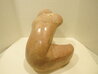 Embracing Stone Sculpture 24 in % Unique Sculpture by Nomi Faran - 6