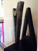 Menorah /Hanukka Bronze Sculpture 18 in Sculpture by Nomi Faran - 3 Menorah /Hanukka Bronze Sculpture 18 in Sculpture by Nomi Faran - 3