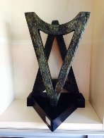 Menorah /Hanukka Bronze Sculpture 18 in Sculpture by Nomi Faran - 2 Menorah /Hanukka Bronze Sculpture 18 in Sculpture by Nomi Faran - 2
