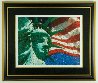 Statue And Flag 2005 Limited Edition Print by Neil J. Farkas - 1