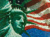 Statue And Flag 2005 Limited Edition Print by Neil J. Farkas - 0