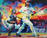 Johnny Damon Grand Slam Embellished 2005 Limited Edition Print by Malcolm Farley - 0