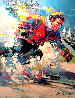 Untitled (Skier) 2007 45x35 Huge Original Painting by Malcolm Farley - 0