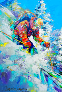 Fresh Powder 2004 Limited Edition Print - Malcolm Farley Fresh Powder 2004 Limited Edition Print - Malcolm Farley