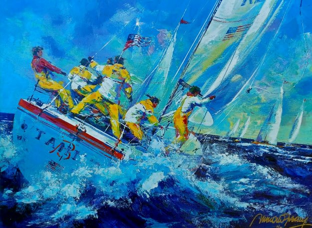 Against the Wind 2004 Giclee on Canvas 24x32 by Malcolm Farley - For Sale  on Art Brokerage