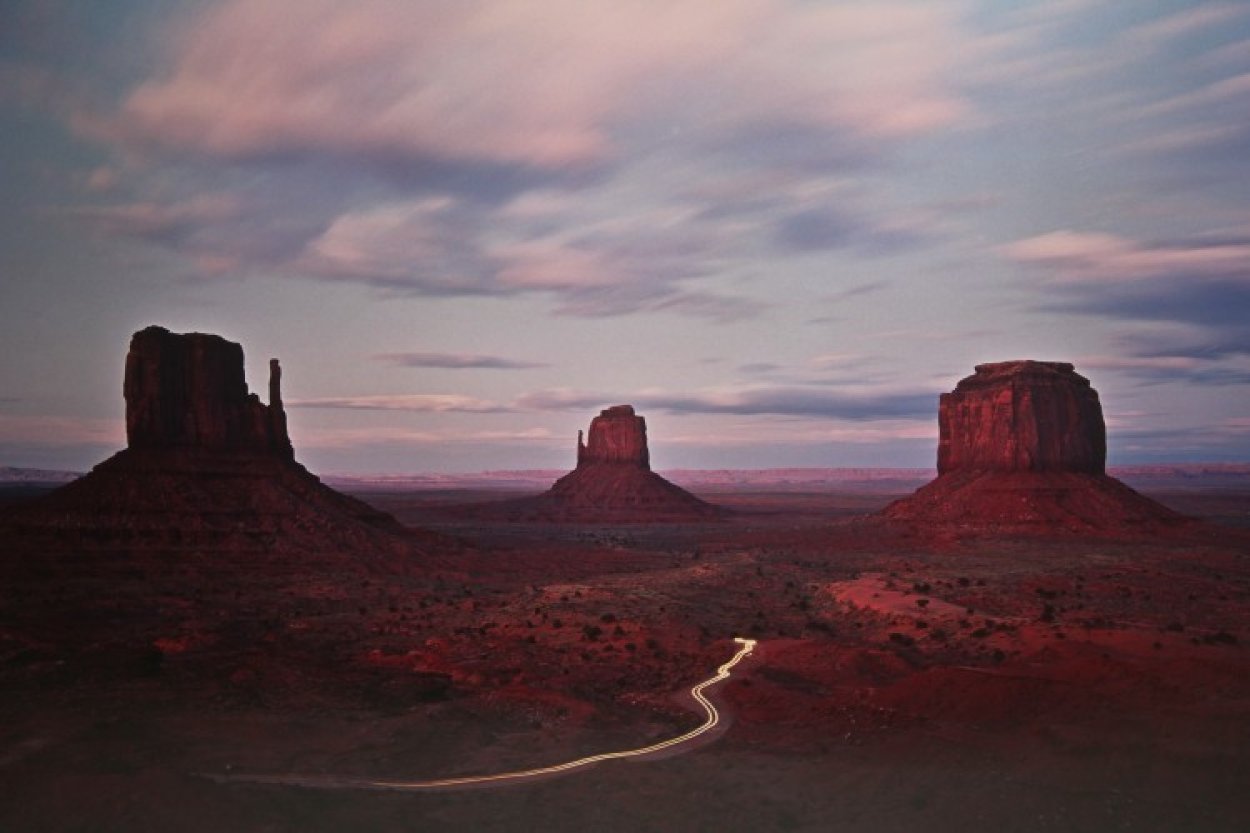 Twilight Traffic Panorama by Michael Fatali Twilight Traffic Panorama by Michael Fatali