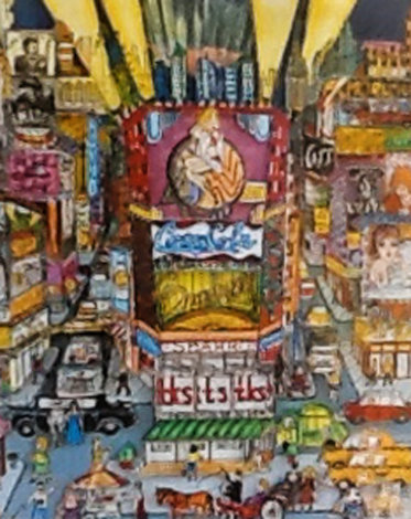 Off Broadway 3-D 1985 - New York - NYC Limited Edition Print - Charles Fazzino