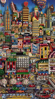 Movin' on Up to the Eastside  3-D 2000  Limited Edition Print - Charles Fazzino