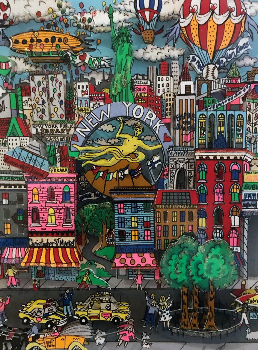 Totally New York 3-D Limited Edition Print by Charles Fazzino Totally New York 3-D Limited Edition Print by Charles Fazzino