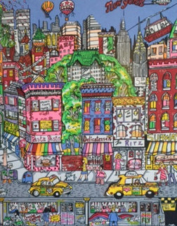 New York, New York 1987 AP 3-D Limited Edition Print - Charles Fazzino New York, New York 1987 AP 3-D Limited Edition Print - Charles Fazzino