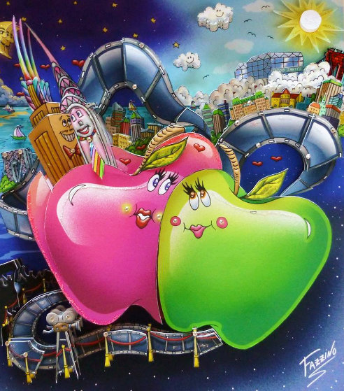 Gay Times in NYC 3-D 2006 Limited Edition Print by Charles Fazzino Gay Times in NYC 3-D 2006 Limited Edition Print by Charles Fazzino