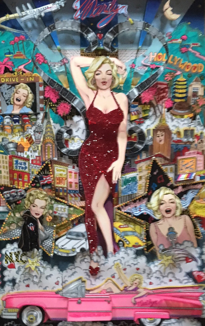 Forever Marilyn AP 3-D Limited Edition Print by Charles Fazzino Forever Marilyn AP 3-D Limited Edition Print by Charles Fazzino