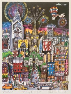 Philly By Night 3-D 1980 Limited Edition Print - Charles Fazzino