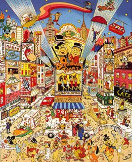 Broadway Toons 3-D 1993 Limited Edition Print - Charles Fazzino Broadway Toons 3-D 1993 Limited Edition Print - Charles Fazzino