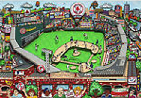 Red Sox 2004 World Series 2004 Limited Edition Print - Charles Fazzino