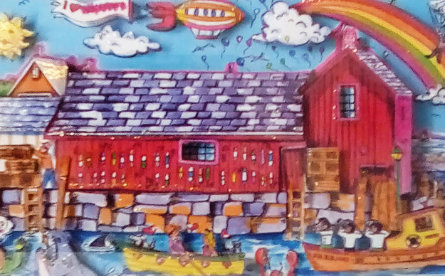 Motif #1 1995 3-D Limited Edition Print by Charles Fazzino Motif #1 1995 3-D Limited Edition Print by Charles Fazzino
