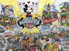 Mickey's World Tour 3-D 1996 - Disney Limited Edition Print by Charles Fazzino - 0 Mickey's World Tour 3-D 1996 - Disney Limited Edition Print by Charles Fazzino - 0