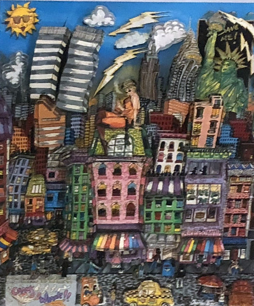 New York's Crackin Up 3-D 1992 Limited Edition Print by Charles Fazzino