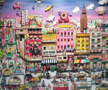 Bargain on Orchard Street 3-D 1992 Limited Edition Print - Charles Fazzino Bargain on Orchard Street 3-D 1992 Limited Edition Print - Charles Fazzino