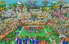 Go Go Gators 3-D - Florida HS by Players Limited Edition Print by Charles Fazzino - 1 Go Go Gators 3-D - Florida HS by Players Limited Edition Print by Charles Fazzino - 1